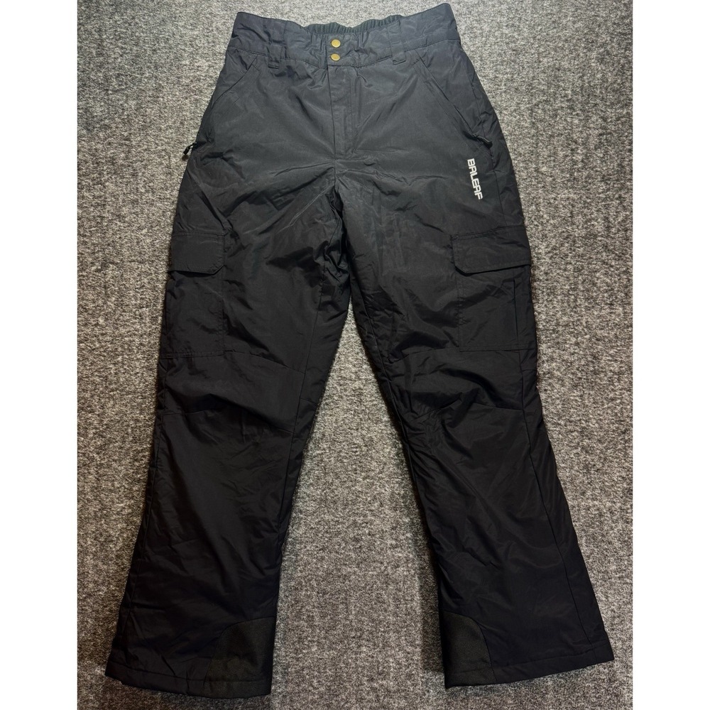 BALEAF Women's Snow Ski Pants Size Small Black Cargo Outdoor Hiking Insulated